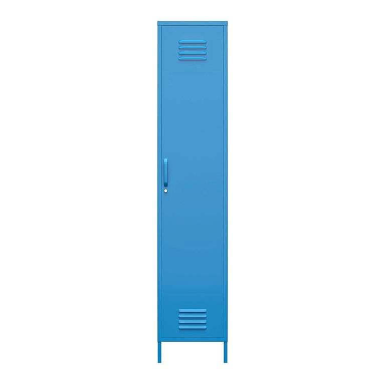 Novogratz Cache Tall Locker Storage Cabinet - Blue - 5244810COMNUK