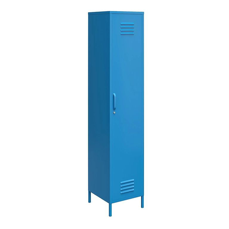 Novogratz Cache Tall Locker Storage Cabinet - Blue - 5244810COMNUK