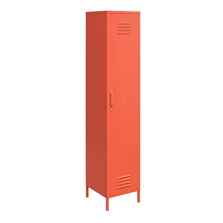 Novogratz Cache Tall Locker Storage Cabinet - Orange - 5244813COMNUK