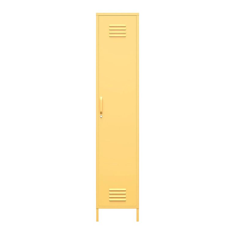 Novogratz Cache Tall Locker Storage Cabinet - Yellow - 5244814COMNUK