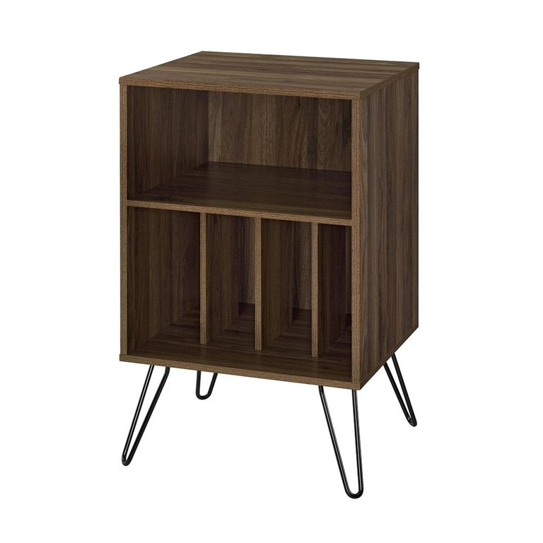 Novogratz Concord Turntable Stand - Walnut - 1324222COMUK