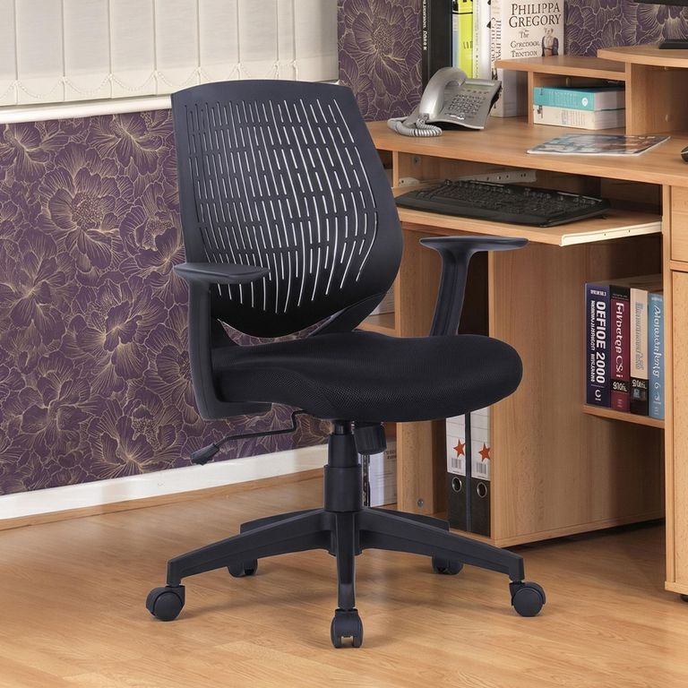 Malibu Task Operator Chair - Black with Arms - AOC5460BLK