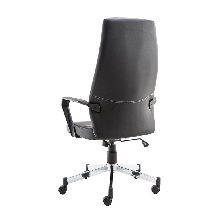 Brooklyn High Back Operator Desk Chair - Faux Leather - Black - AOC3122HB-BLK