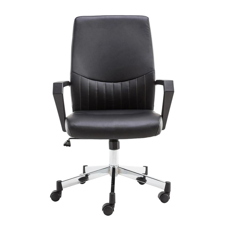 Brooklyn Operator Desk Chair - Faux Leather - Black - AOC3122-BLK