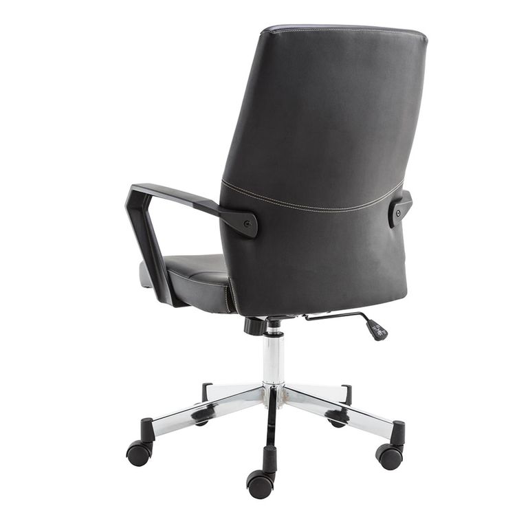 Brooklyn Operator Desk Chair - Faux Leather - Black - AOC3122-BLK
