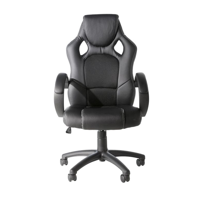 Daytona Gaming Executive Chair - Leather - Black - AOC5006BLK