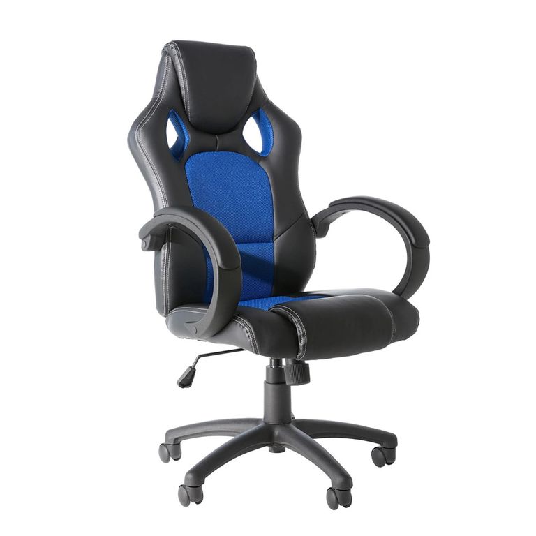 Daytona Gaming Executive Chair - Leather - Blue - AOC5006BLU