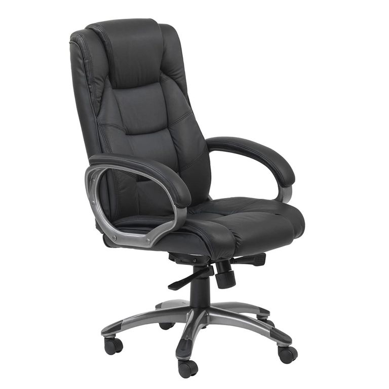 Northland Leather Executive Office Chair - Black - AOC6332-L-BK