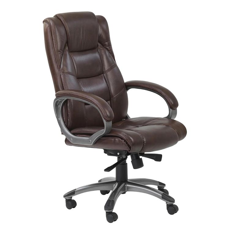 Northland Leather Executive Office Chair - Brown - AOC6332-L-BRN