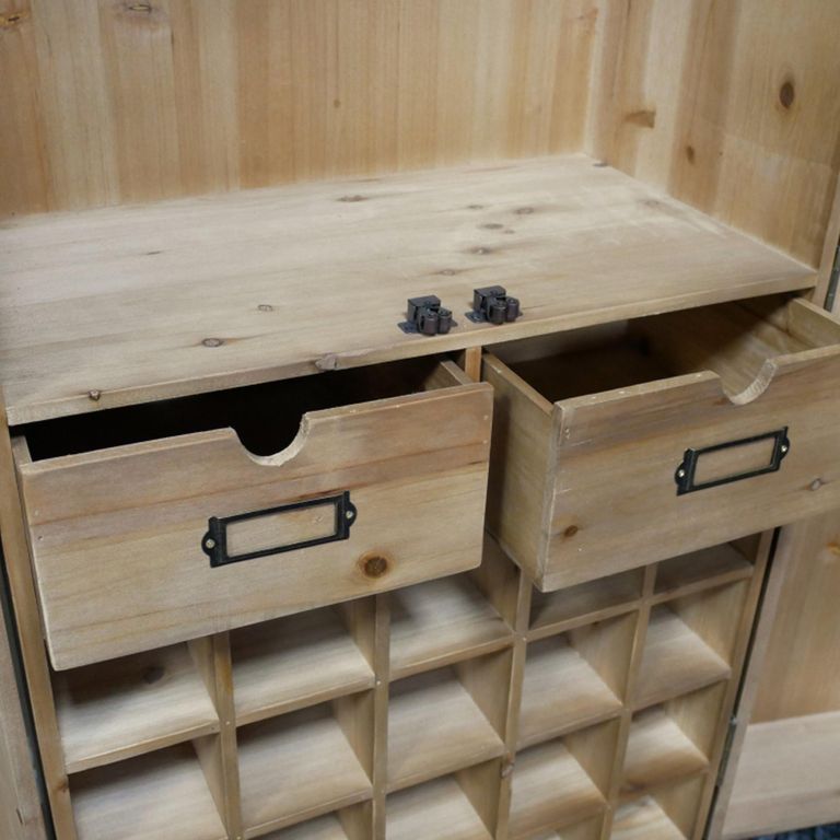 Wine Cabinet - 2 Door - Fir Wood
