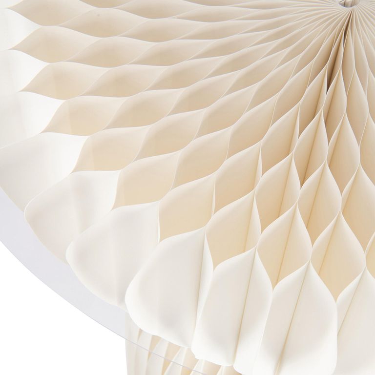 Bar Table - Round - Off White - Acrylic and Foldable Paper