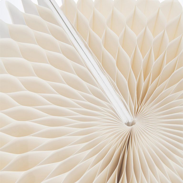 Bar Table - Round - Off White - Acrylic and Foldable Paper