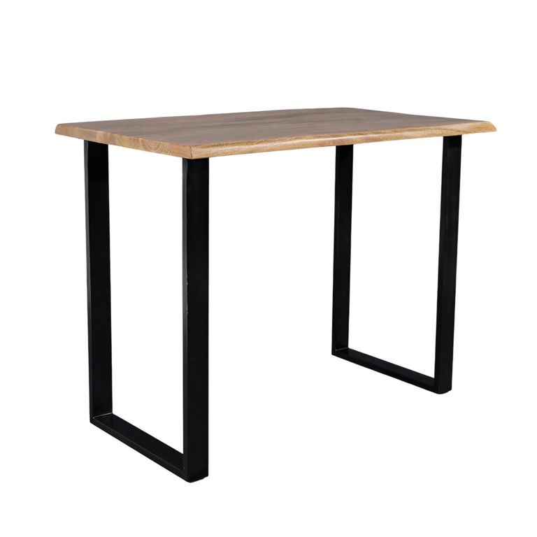 Bar Table - U Shape Leg - Mango Wood and Metal