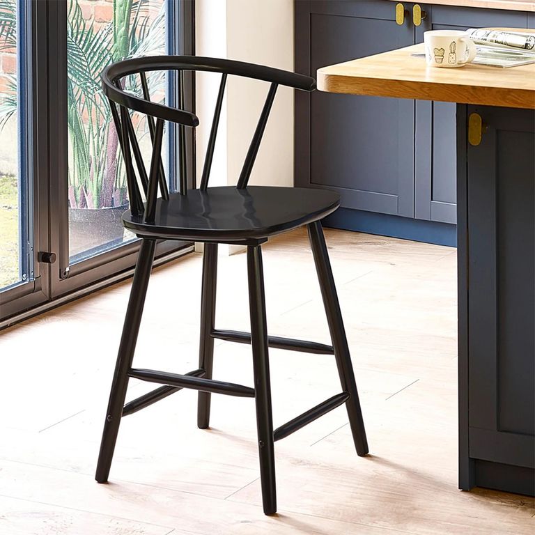 Modena Bar Stool - Set of 2 - Black