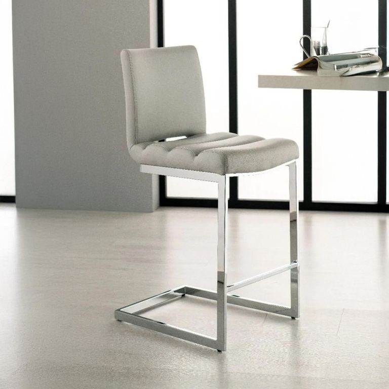 Clearance - Perth Breakfast Barstools - Set of 2 - Grey - FS344