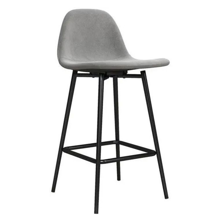 Copley Barstool - Set of 2 - Grey Velvet - S025412UK