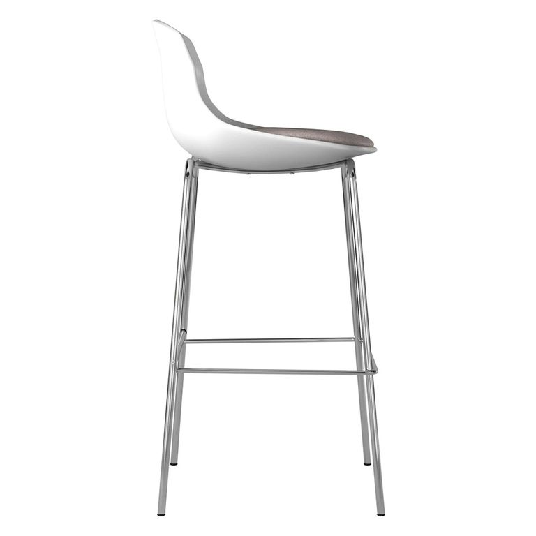 Helena Barstool - Set of 2 - White - ABS7085WHT