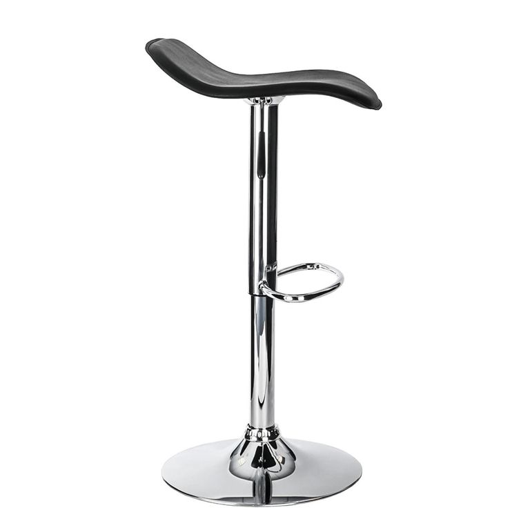 Ohio Barstool - Set of 2 - Black Leather - ABS249-BLK