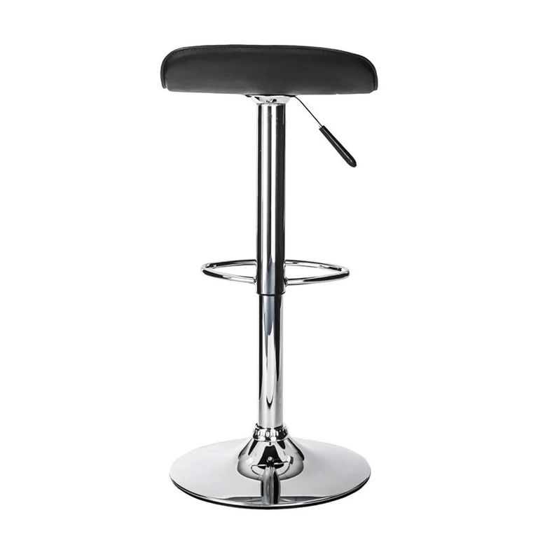 Ohio Barstool - Set of 2 - Black Leather - ABS249-BLK