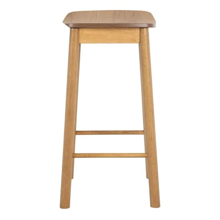 Clearance - Barlow Barstool - Set of 2 - Without Back - Matt Oak - FSS17373