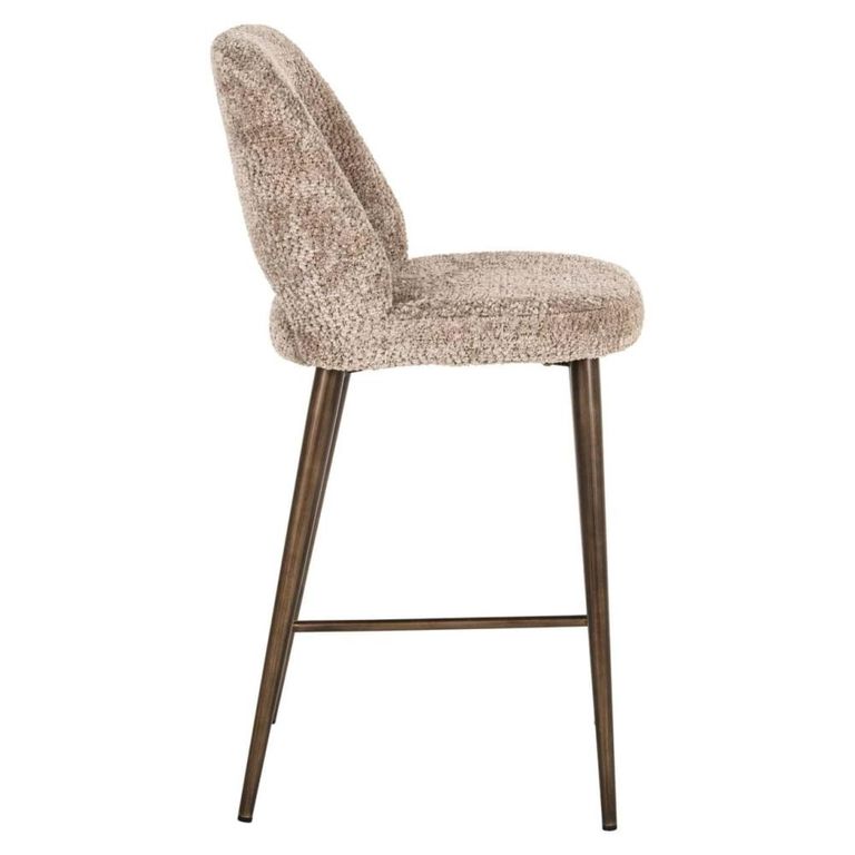 Delphine Counter Stool - Lovely Nature - Fabric and Metal