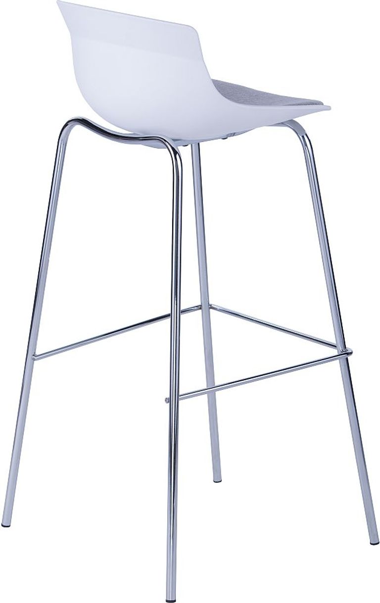 Helena Barstool - Set of 2 - White - ABS7085WHT
