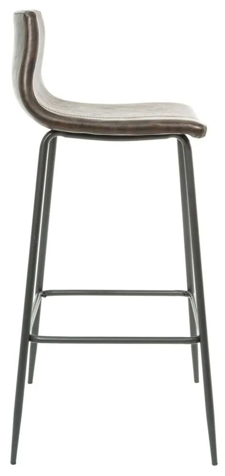 Clearance - Bermuda Barstools - Set of 2 - Chestnut Vegan Leather - FSS14790