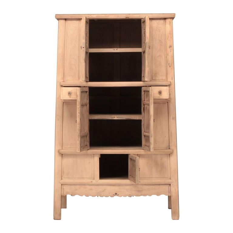 Unique One of a Kind - Carved Kitchen Dresser - 5 Door - 2 Drawer - Natural - Pine Wood