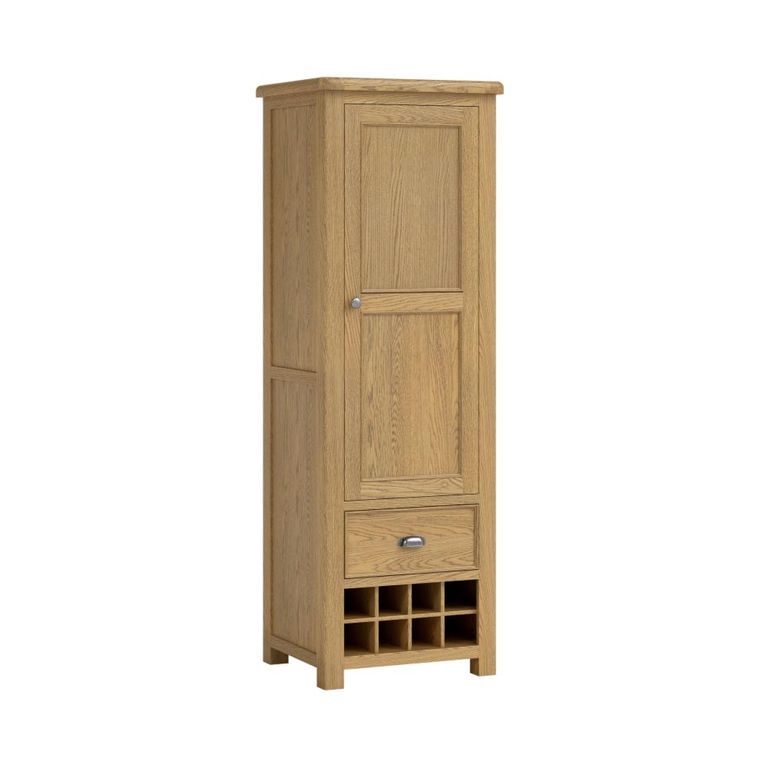 Dorchester Larder Unit - 1 Door - 2 Drawer - Rustic Oak
