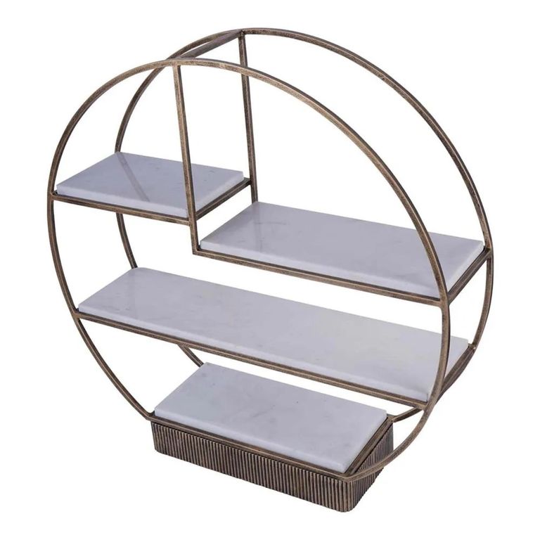 Belvedere Buffet Stand - Aged Gold - Multi Tier