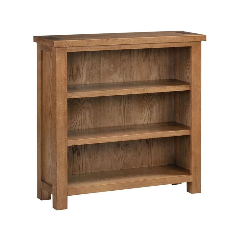 Original Bookcase - Low - Rustic Oak