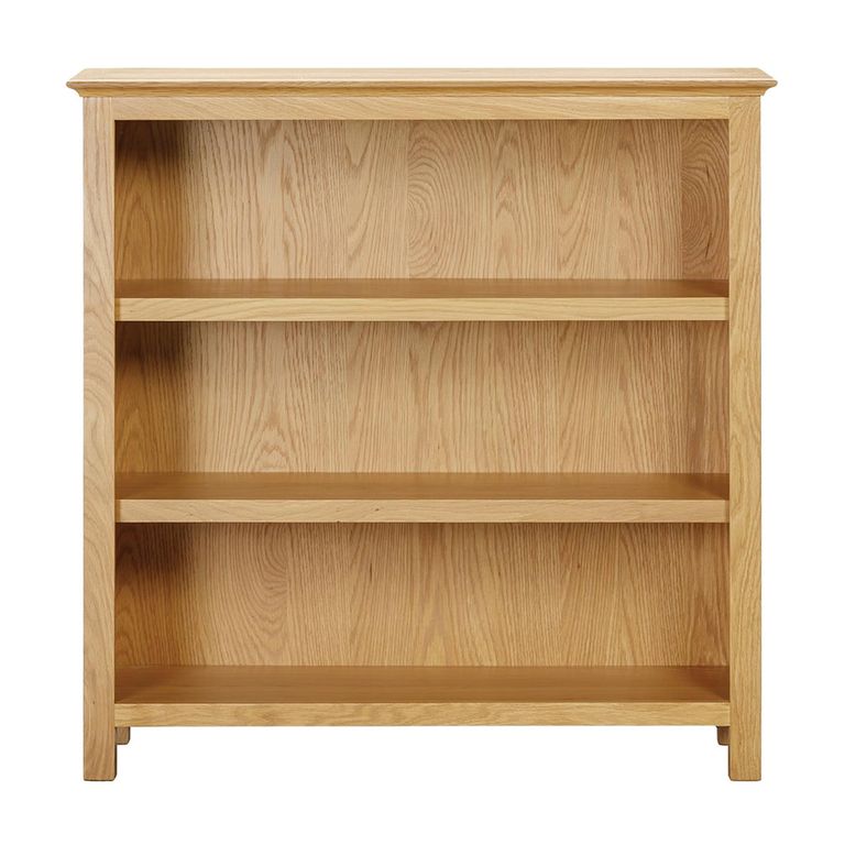 Arlington Low Bookcase - Oak
