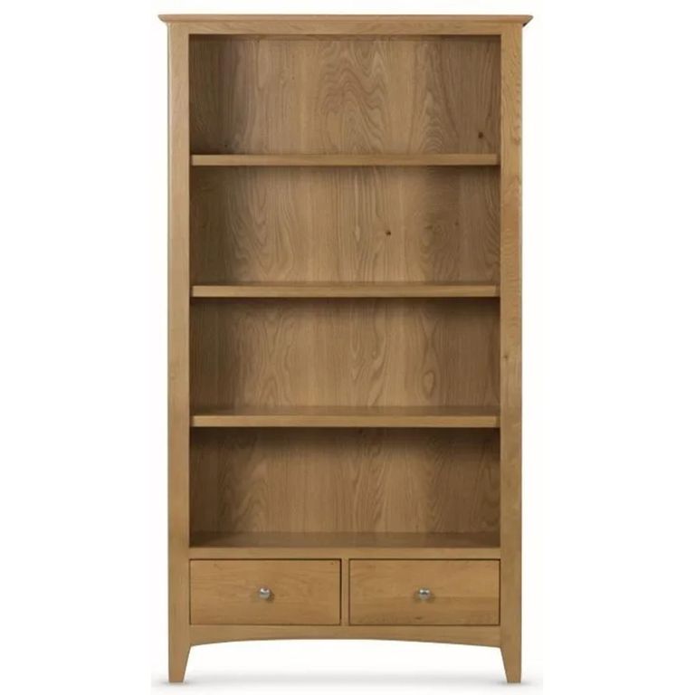 Kilkenny Large Bookcase - 2 Drawer - Oak