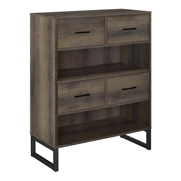 Cabrini Office Bookshelf - Brown - 9665096COMUK