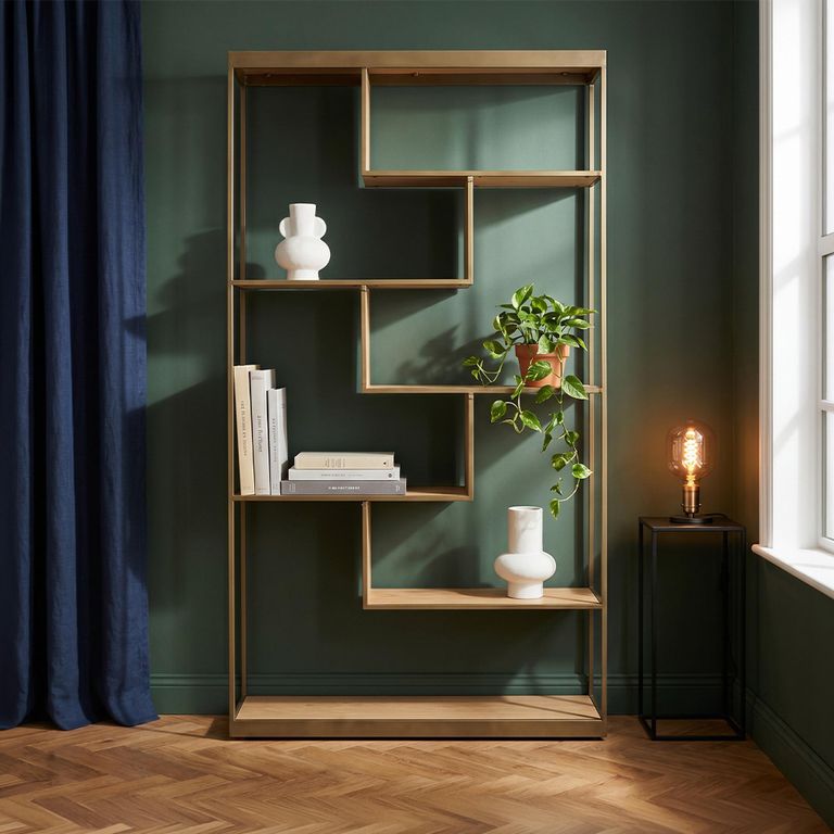 Grenoble Shelving Unit - Open - Oak