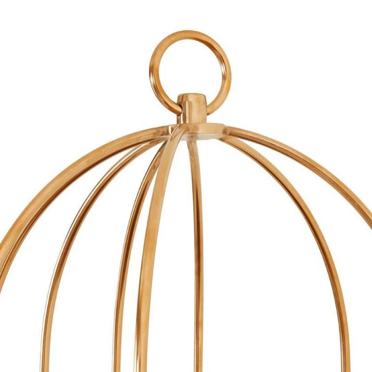 Horizon Shelving Unit - Large Cage - Gold Metal