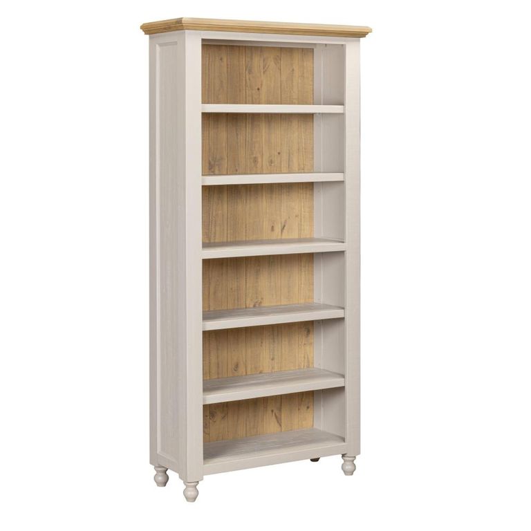 Chateau Bookcase - Large - Grey Painted - Pine