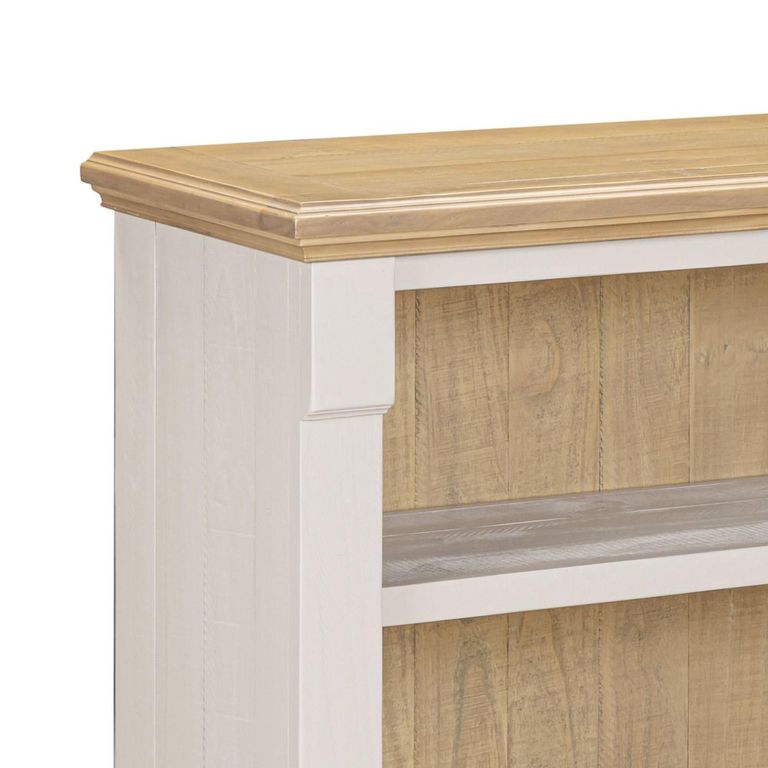 Chateau Bookcase - Low - Grey Painted - Pine