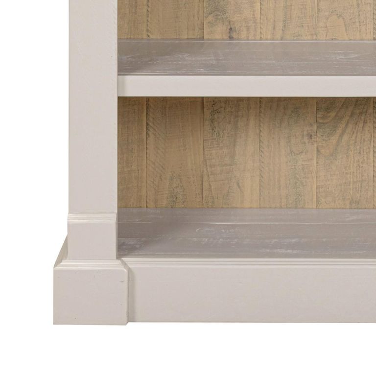 Chateau Bookcase - Low - Grey Painted - Pine