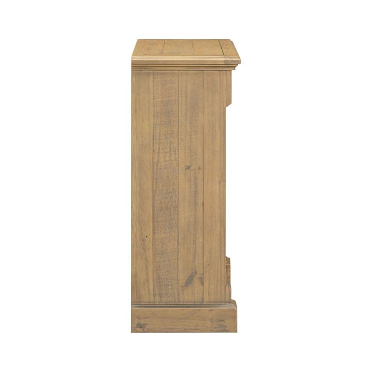 Chateau Bookcase - Low - Natural - Rustic Pine