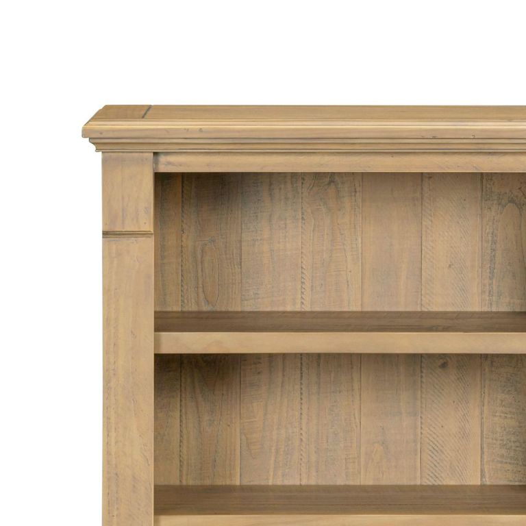 Chateau Bookcase - Low - Natural - Rustic Pine