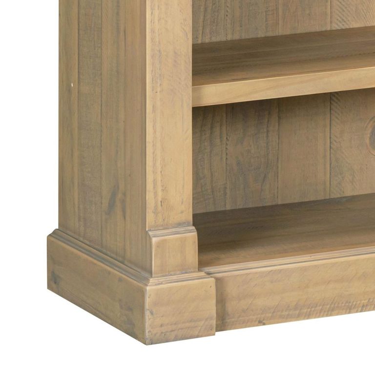 Chateau Bookcase - Low - Natural - Rustic Pine