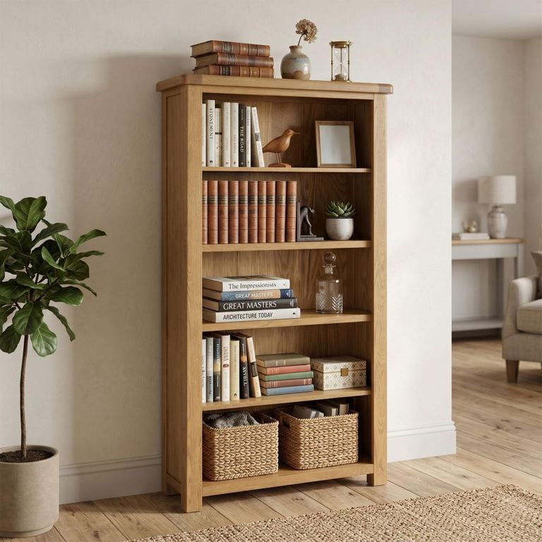 Dorchester Bookcase - Large - Rustic Oak