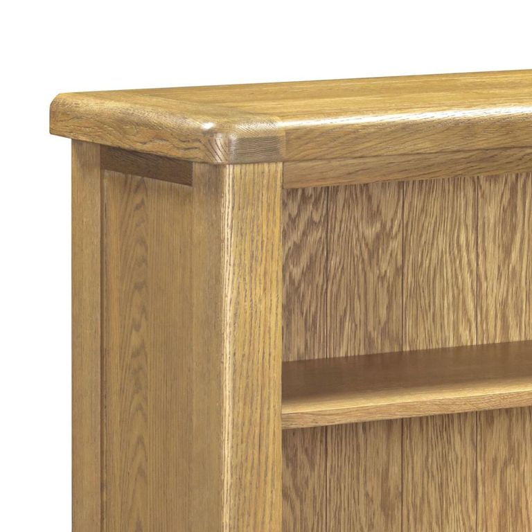 Dorchester Bookcase - Low - Rustic Oak