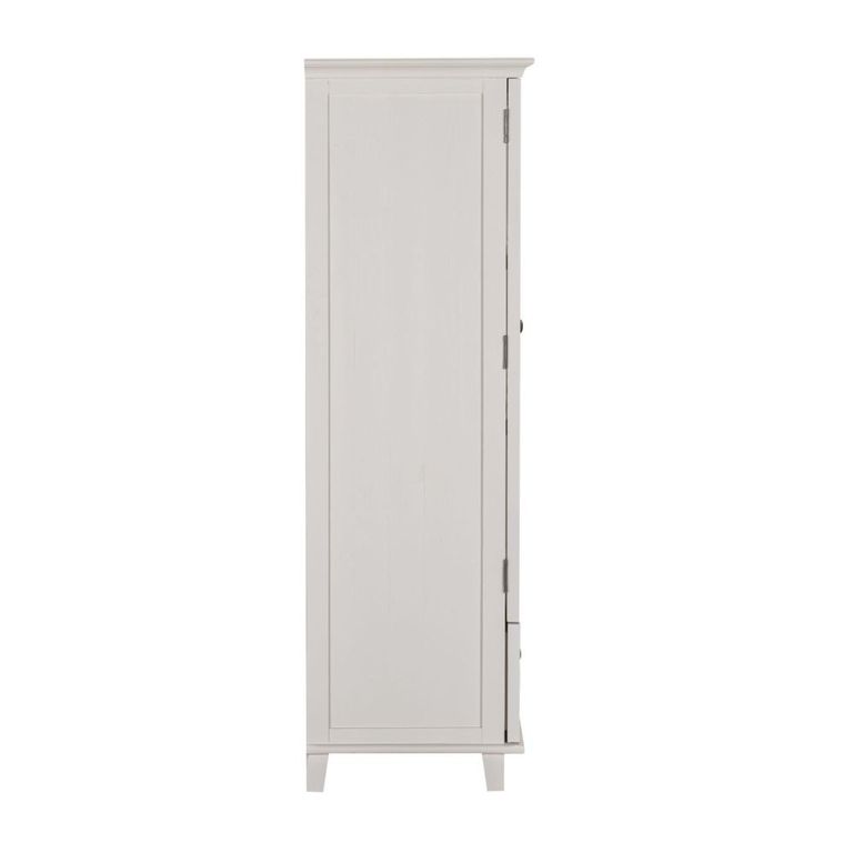 Provence Painted Bookcase - 2 Door - 2 Drawer - Low - Truffle
