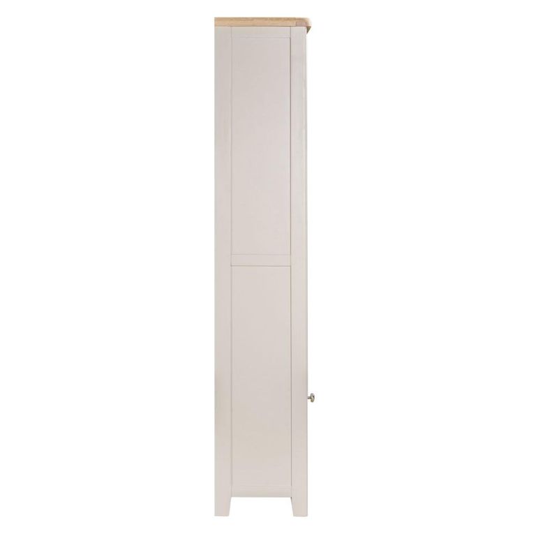 Windermere Painted Bookcase - 1 Door - Tall - Oyster Grey