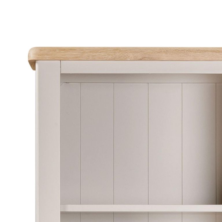 Windermere Painted Bookcase - 1 Door - Tall - Oyster Grey