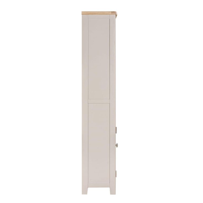 Windermere Painted Bookcase - 2 Door - Oyster Grey