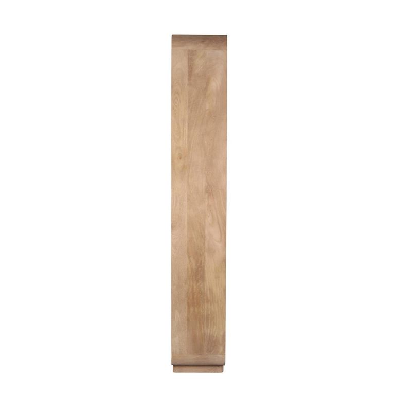 Brix Logan Open Shelving Unit - Almond - Mango Wood