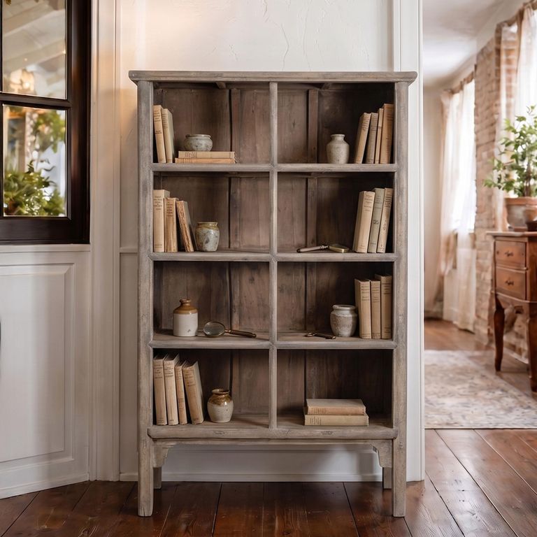 Bookshelf - Natural Weathered - Elm Wood